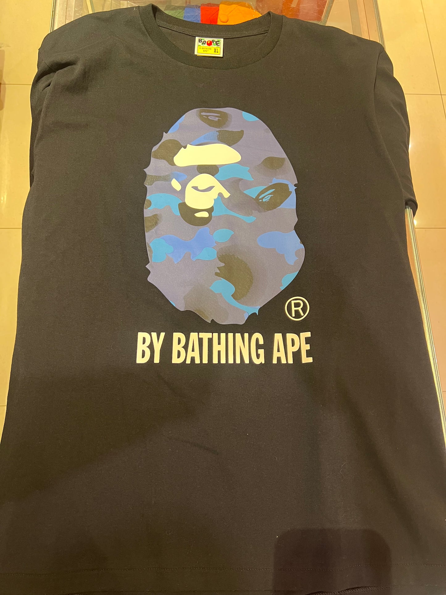 By Bathing Ape Blue Camo Tee
