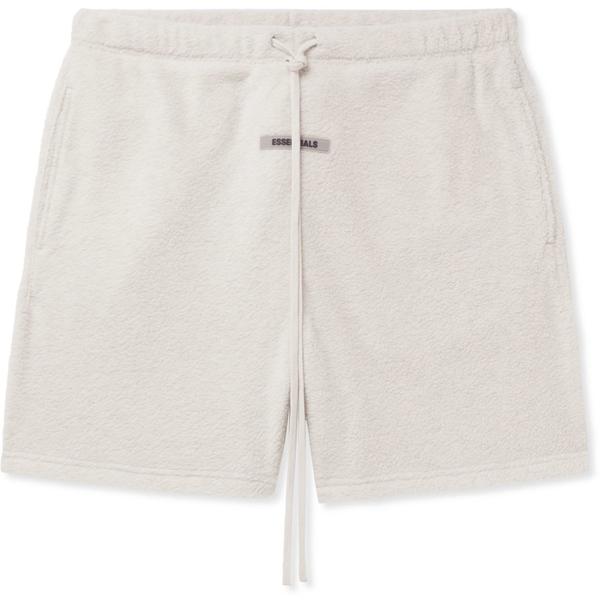 FEAR OF GOD ESSENTIALS Fleece Shorts Heather Oatmeal
