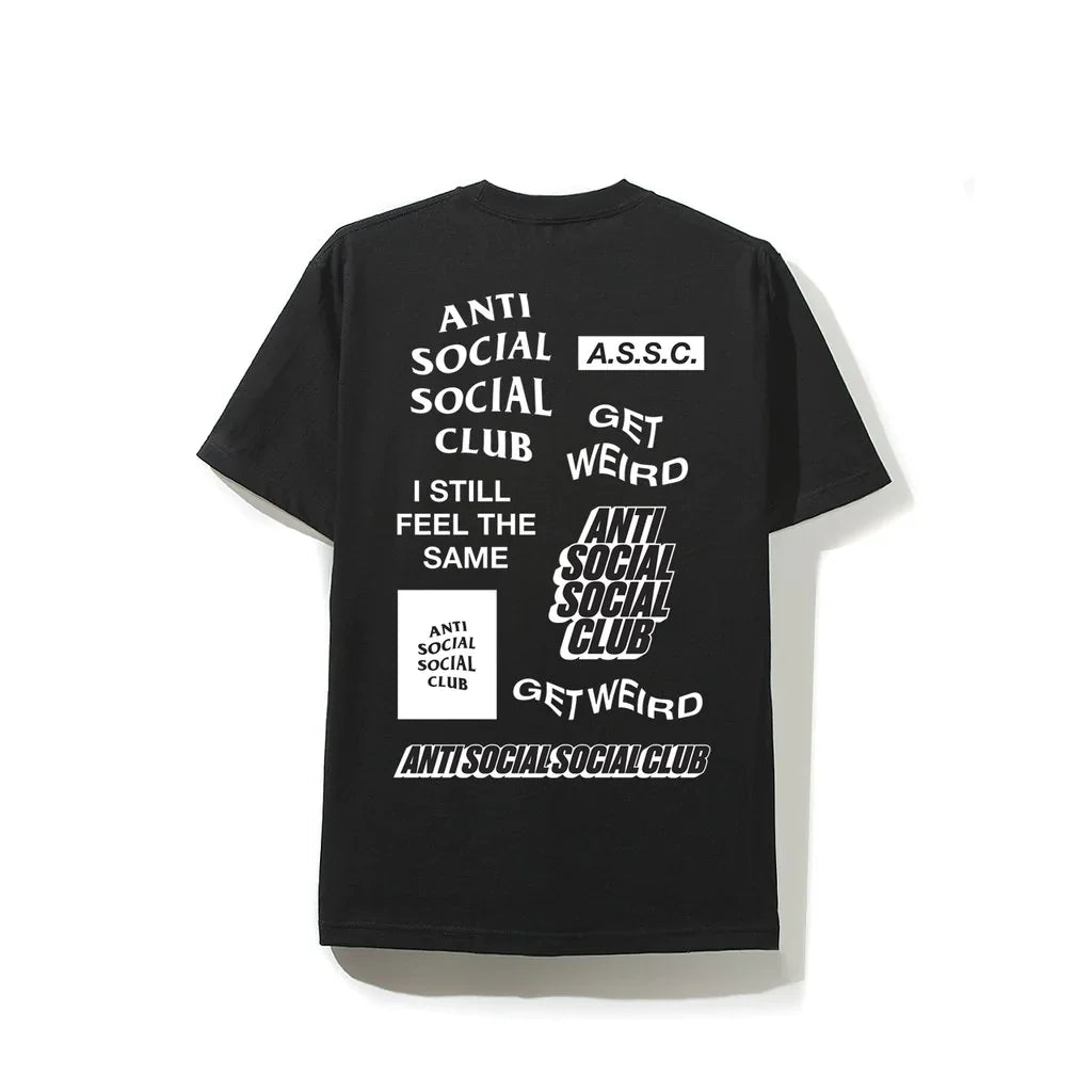 Anti Social Social Club Multi Print Tee Black