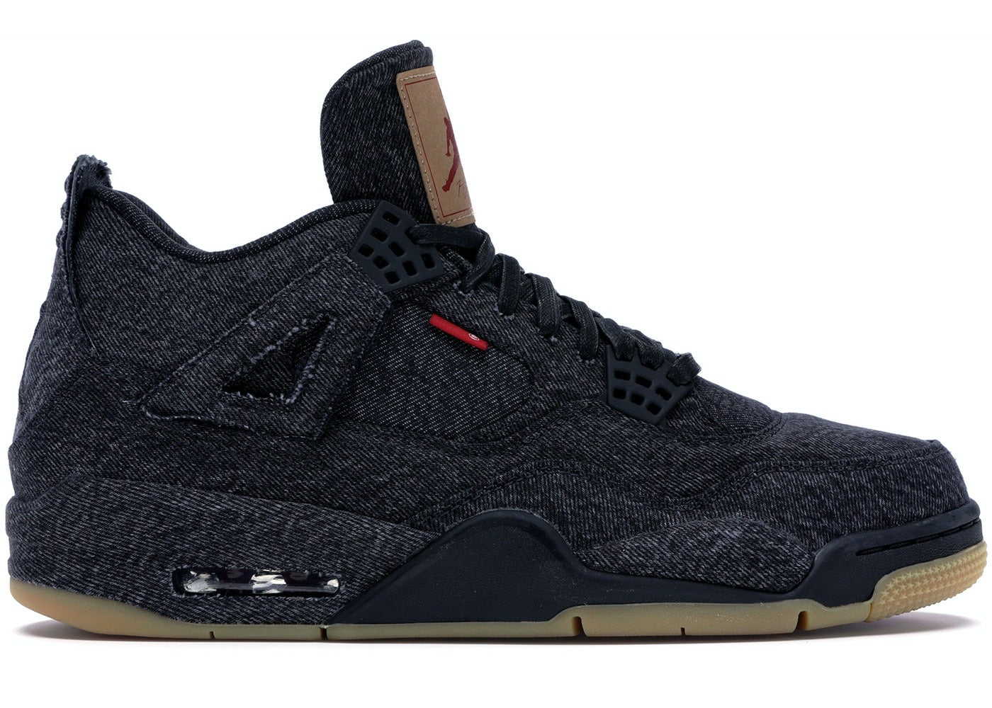 Jordan 4 Retro Levi Black (Blank Tag)