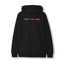Anti Social Social Club More Hate More Love Hoodie Black