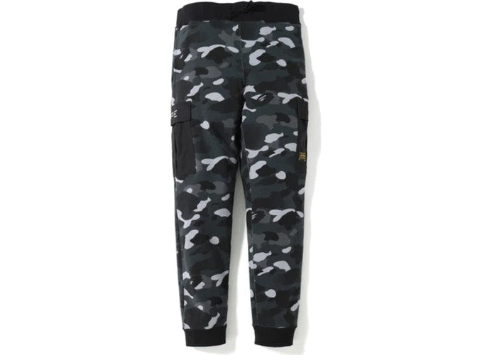 BAPE Gradation Camo Military Slim Sweat Pants Black