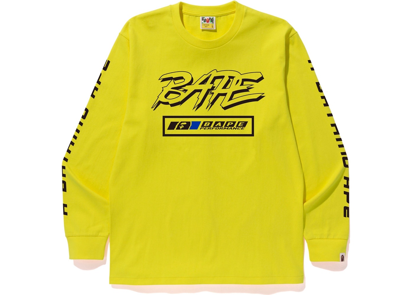 BAPE Motor Sport L/S Tee Yellow