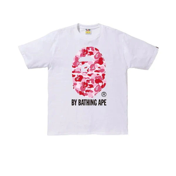 BAPE ABC By Bathing Tee White/Pink (OSHAWA)
