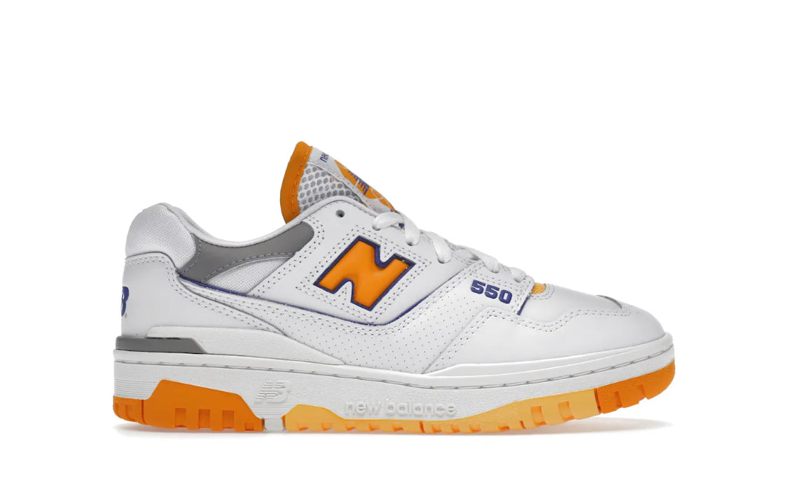 New Balance 550 White Vibrant Orange