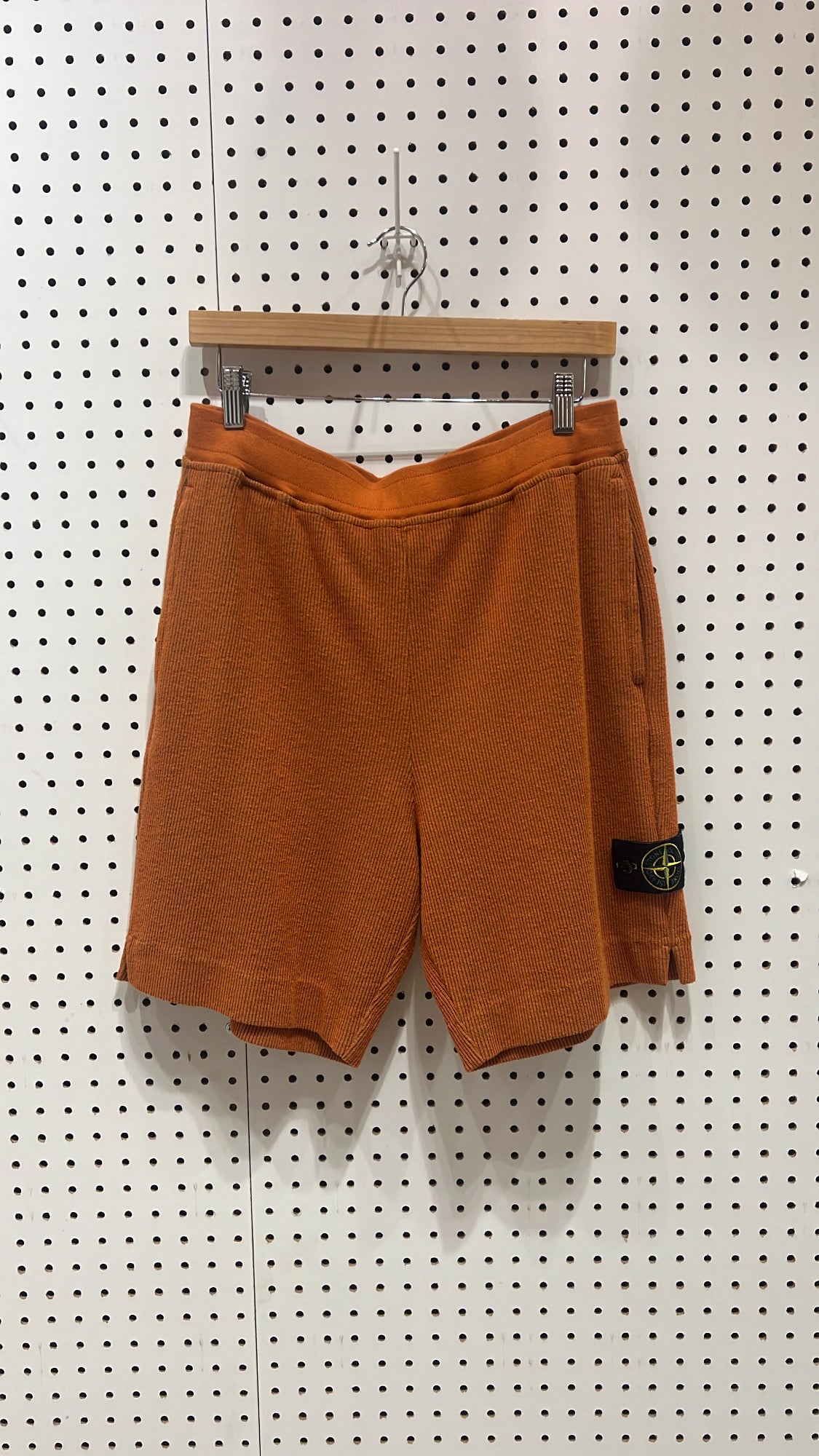 Stone Island Orange Shorts