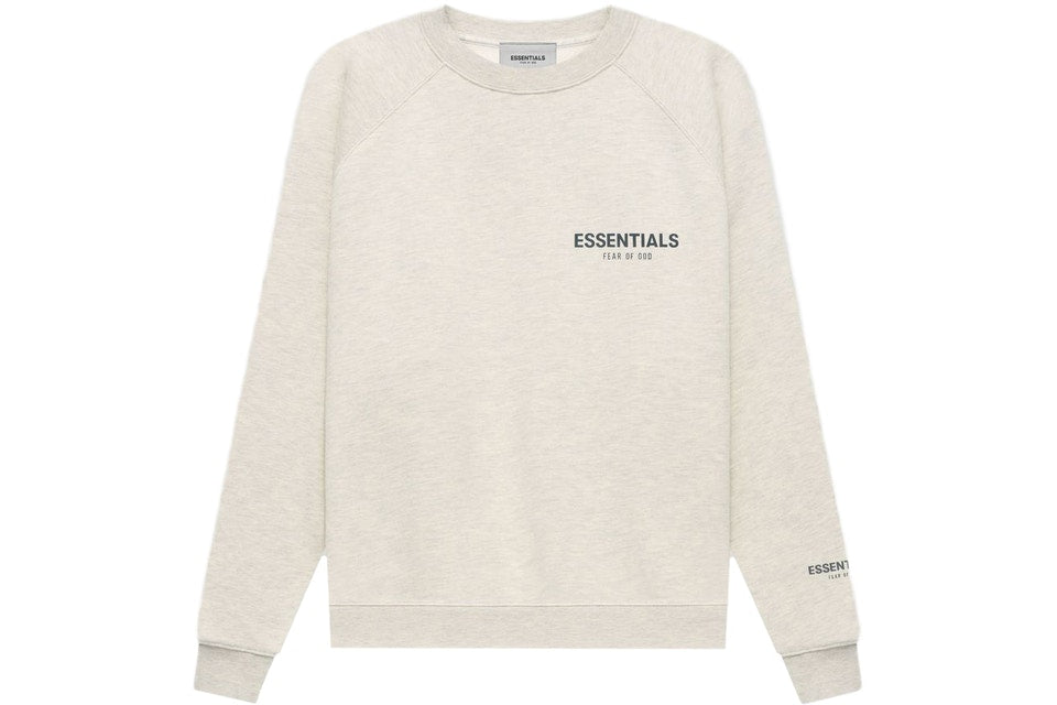 Fear of God Essentials Core Collection Pullover Crewneck Light Heather Oatmeal