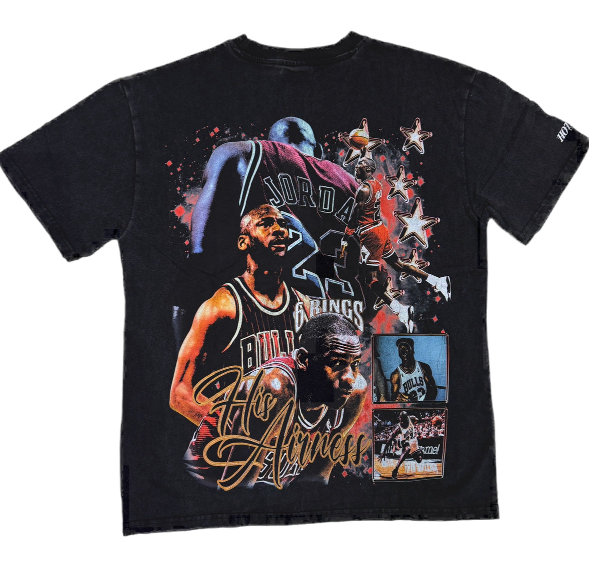Hotbox MJ Champions Head Tee Black