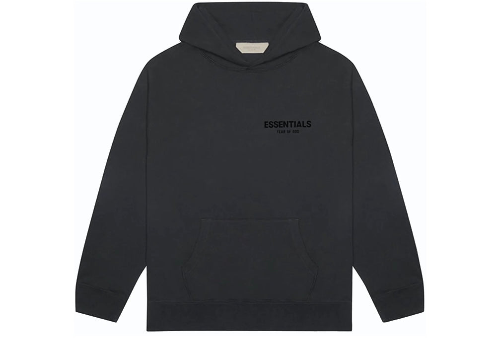 Essentials Black Pullover Hoodie
