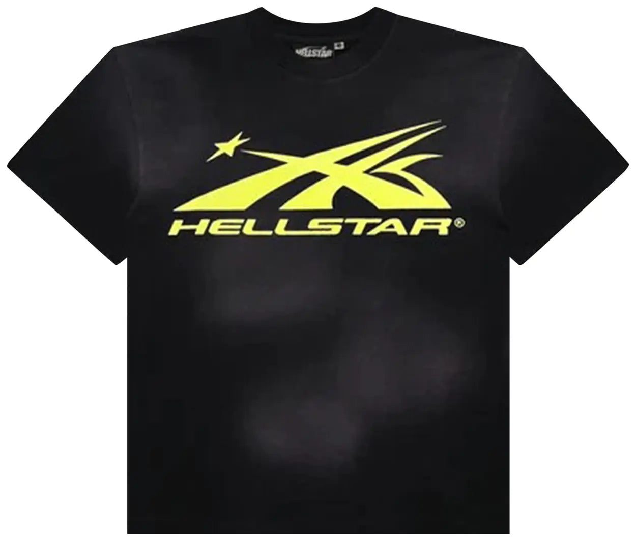 Hellstar Gel Sport Logo T-Shirt Black/Yellow