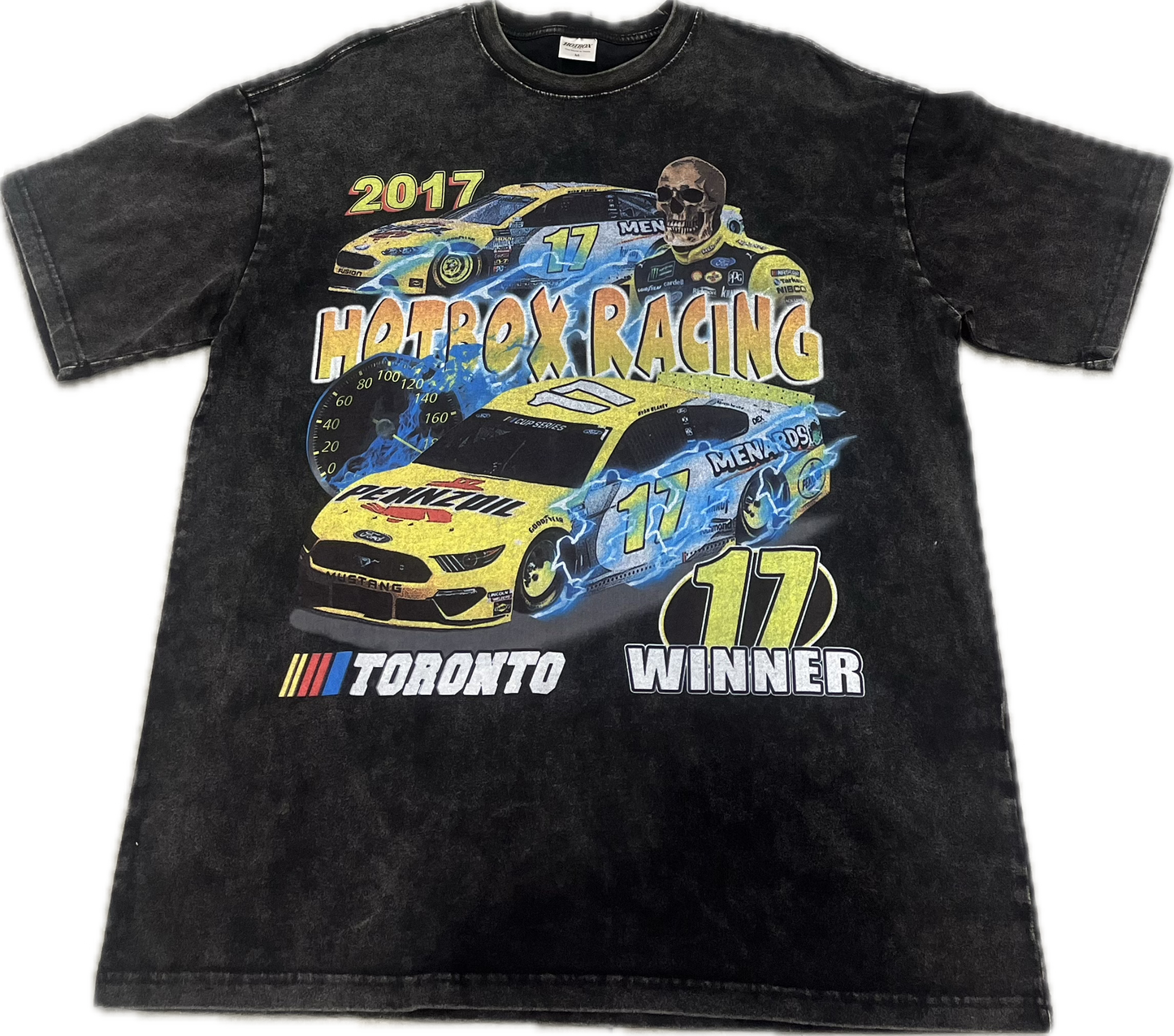Hotbox Yellow Racing Tee (Black)