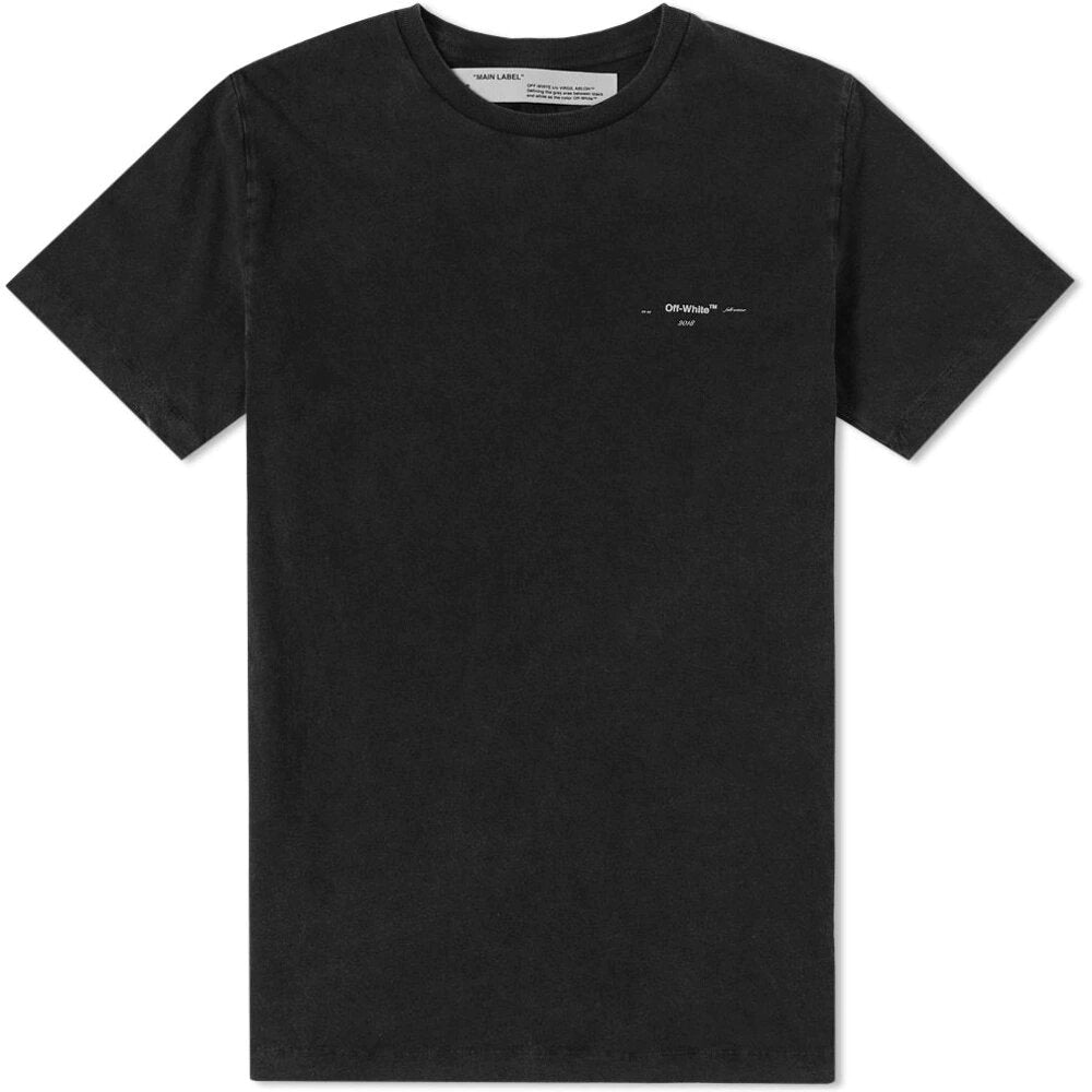 OFF-WHITE Slim Fit 3D Marker Graphic Print T-Shirt Black/White