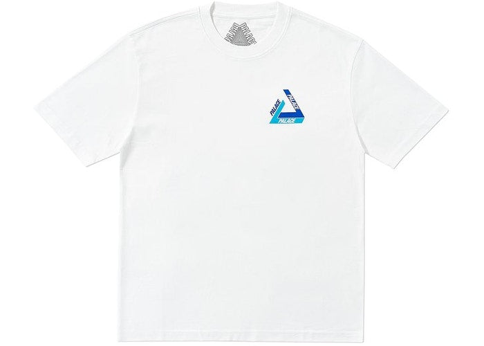 Palace Tri-Shadow T-Shirt White/Blue