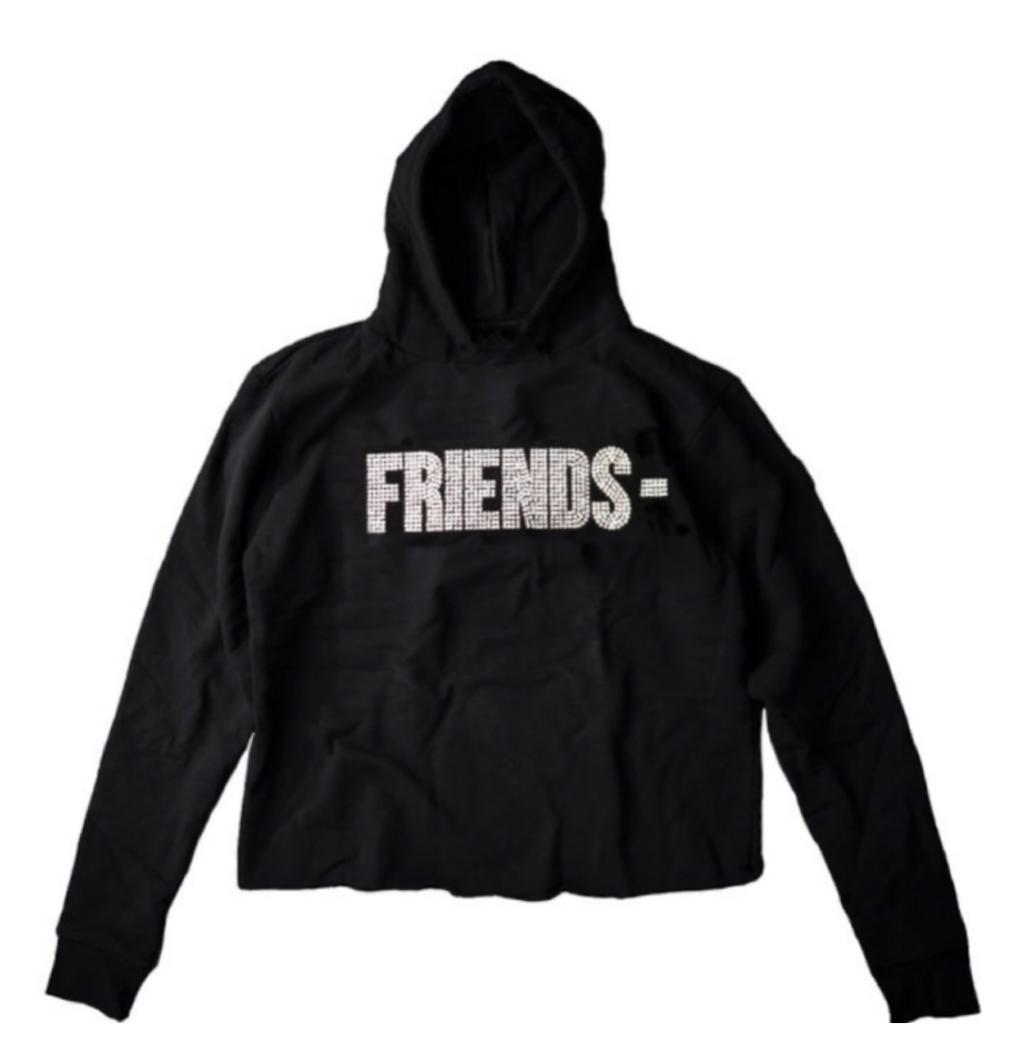 Vlone Swarovski Rhinestone Hoodie