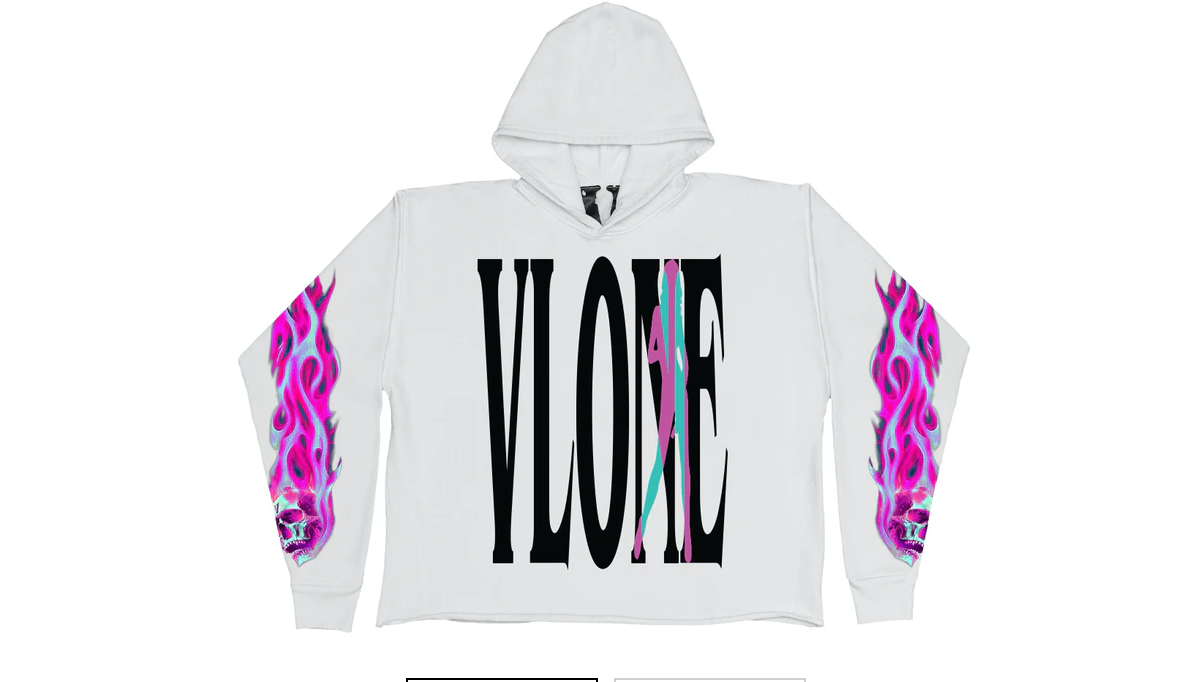 Vlone Vice City Hoodie White