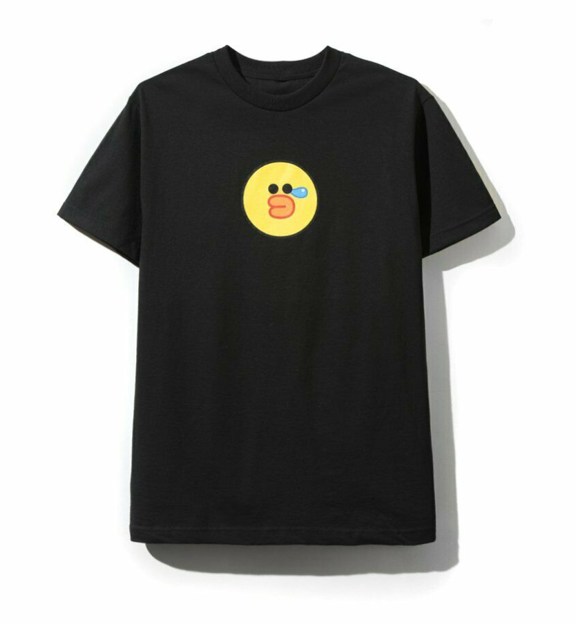 Anti Social Social Club x Line Friends Sally Black Tee Duck