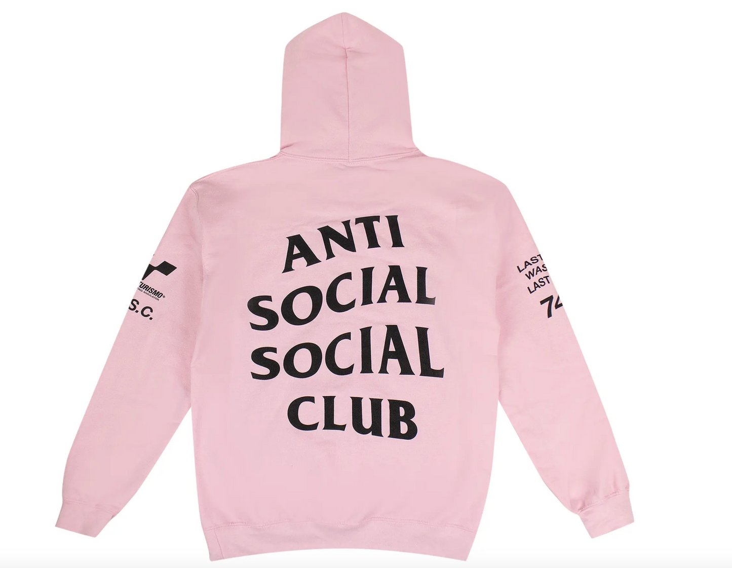Anti Social Social Club x Gran Turismo Hoodie Pink