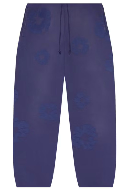 Denim Tears Mono Cotton Wreath Sweatpants Washed Blue