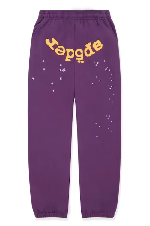 Sp5der Star OG Web V2 Sweatpant Purple