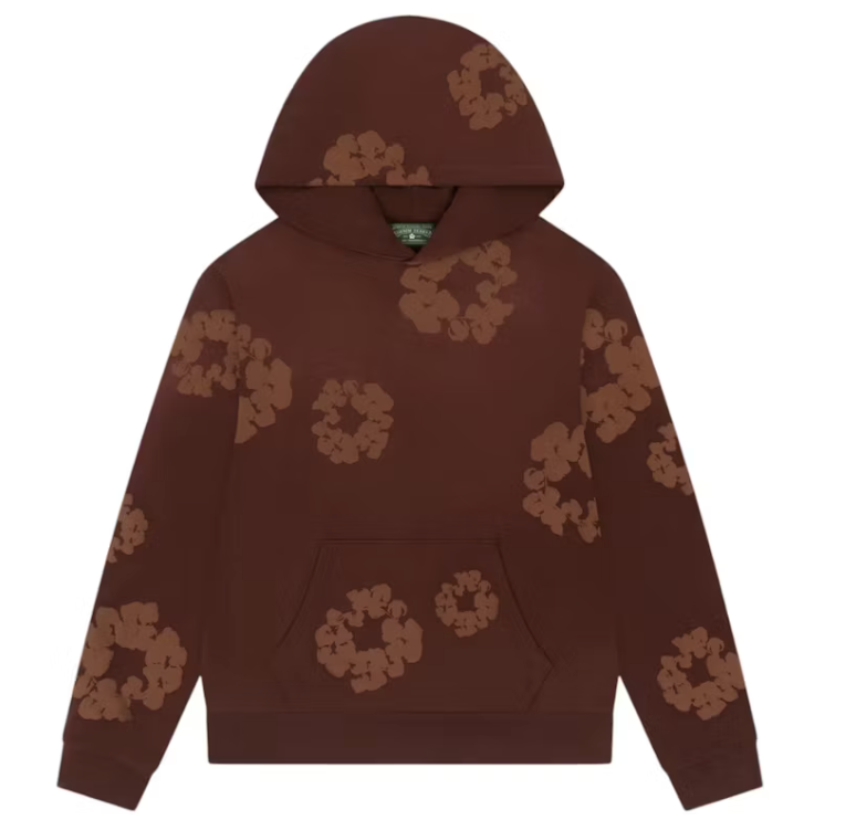 Denim Tears Mono Cotton Wreath Hoodie Brown