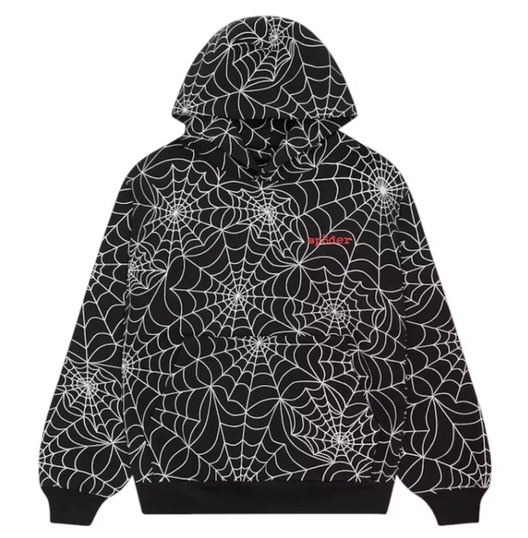 Sp5der Sex AOP Hoodie Black