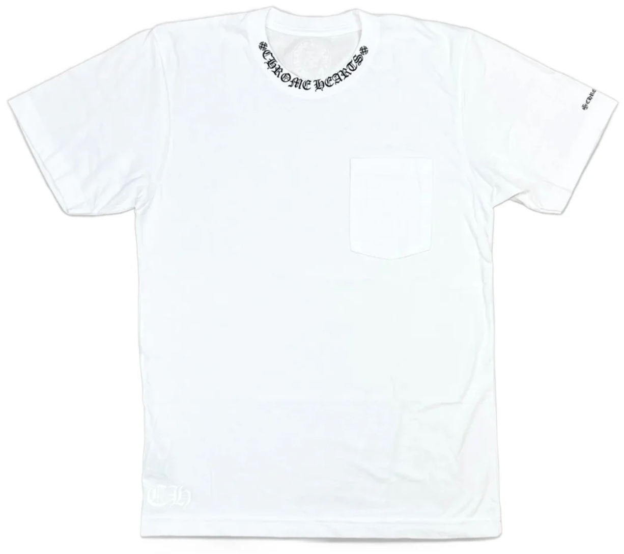 Chrome Hearts Neck Logo T-Shirt White