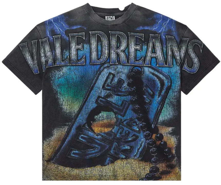 Buy Vale Forever Dog Tag Big Tee 'Black