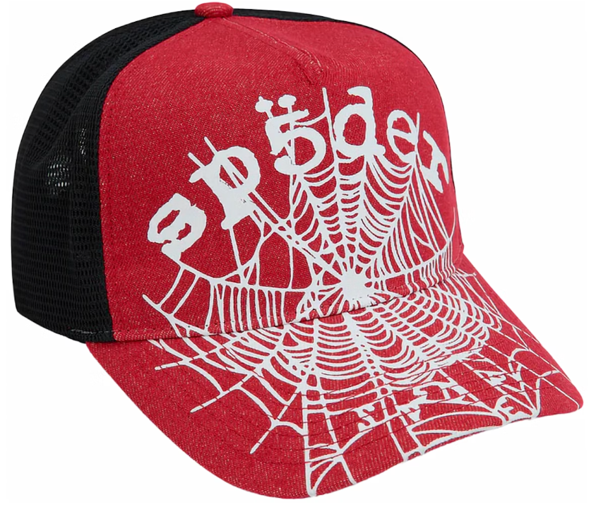 Sp5der Denim Og Web V2 Trucker Red