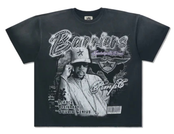 Barriers Pimp C Tee Vintage Black