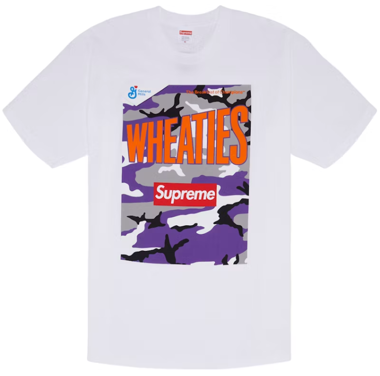 Supreme Wheaties Tee White