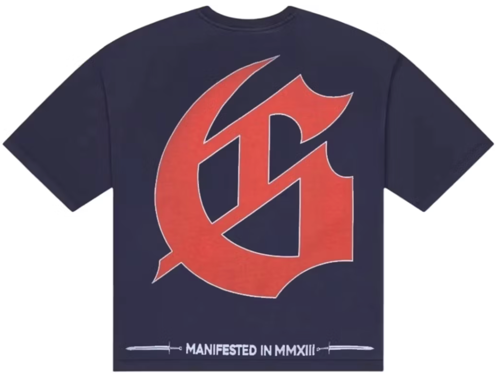 Godspeed Sea Sick T-shirt Navy