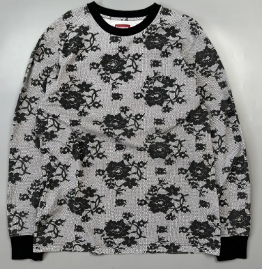 Supreme Floral Pattern Long Sleeve