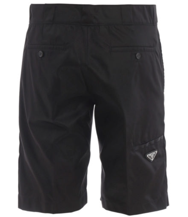 Prada Nylon Gabardine Shorts black