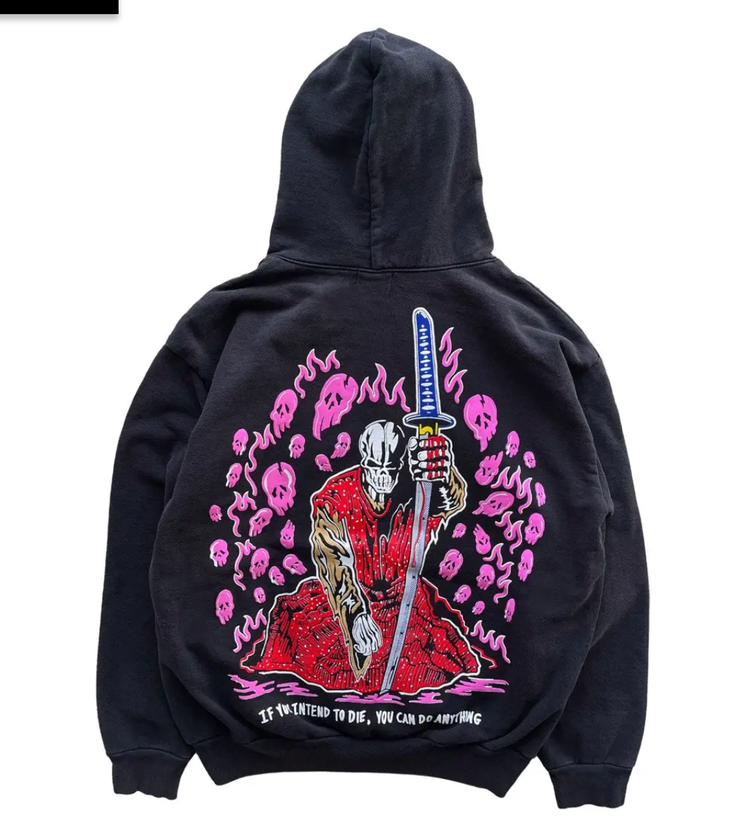 Warren Lotas Death Life Eyes Samurai Hoodie