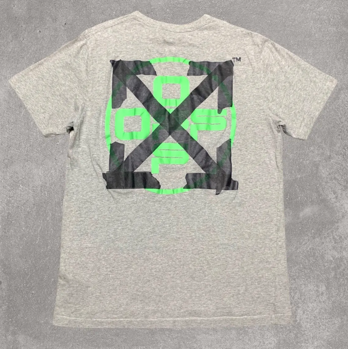 Off-White Arrows Grey Tee Virgil Abloh Harrods 19