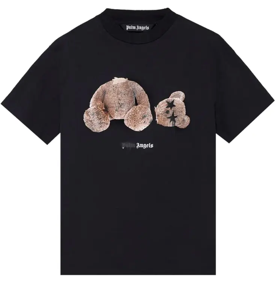 Palm Angels Spray PA Bear Classic Tee black