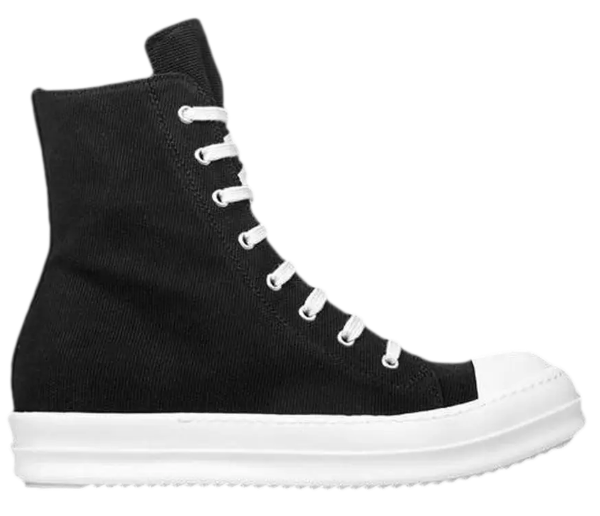 Rick Owens DRKSHDW Ramones Canvas High