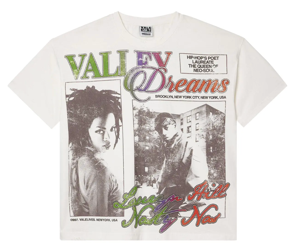 Vale Forever Poetry Tee 'White'