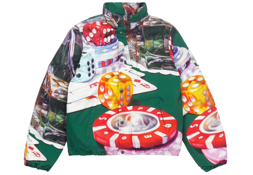 Supreme Casino Down Jacket Green