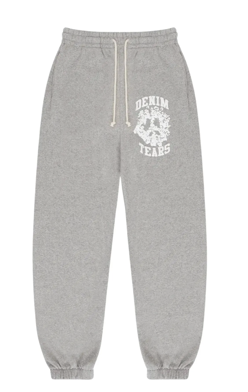 Denim Tears University Sweatpants 'Grey'