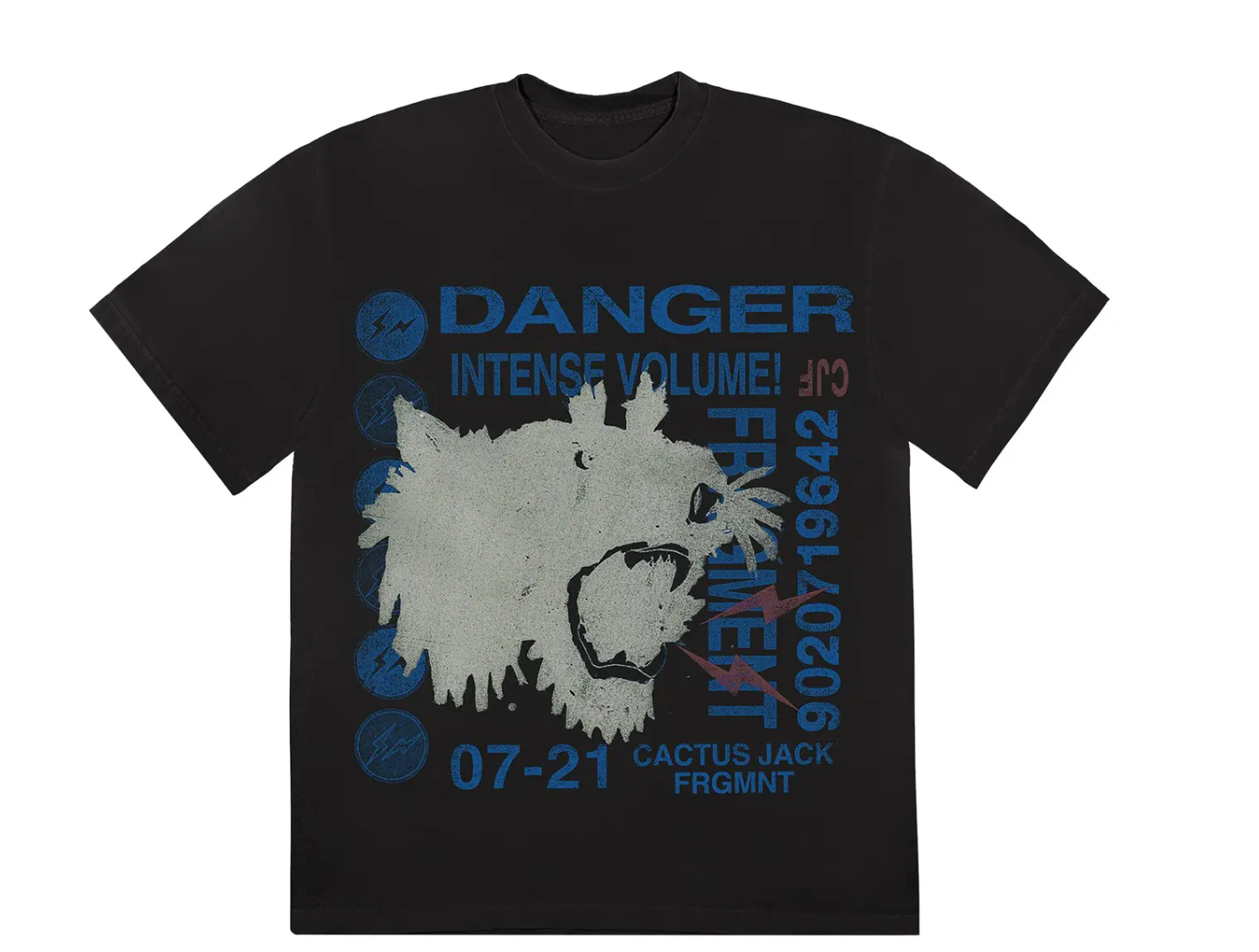 Cactus Jack by Travis Scott For Fragment Danger Tee 'Black'