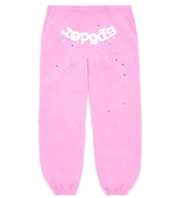Sp5der Atlanta Sweatpants Pink