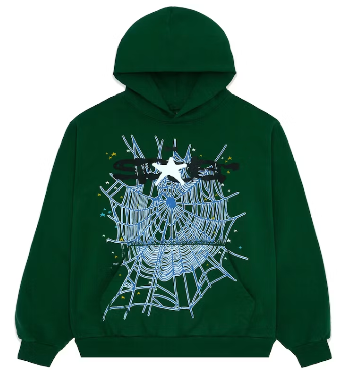 Sp5der Web Hoodie Hunter Green