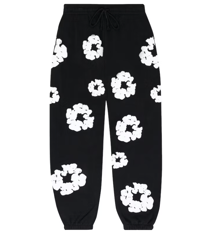Denim Tears The Cotton Wreath Sweatpants Black