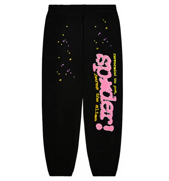 Sp5der P*NK V2 Sweatpant Black