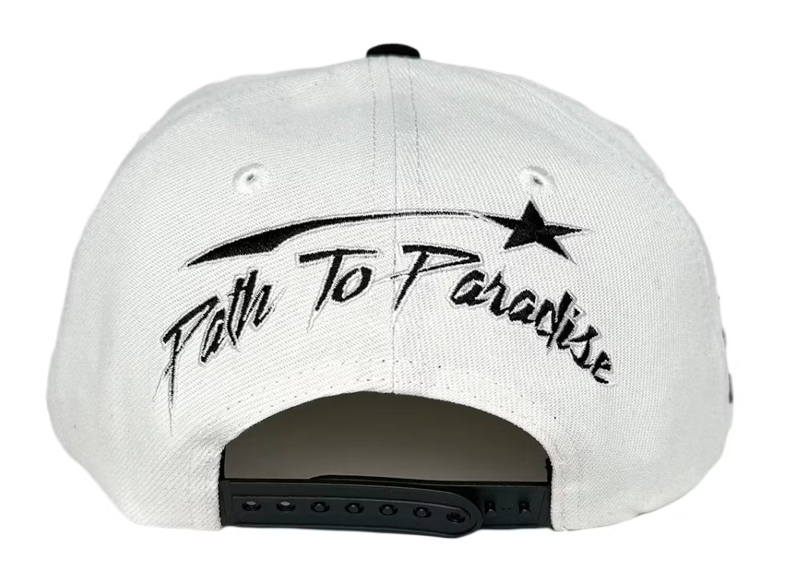Hellstar Shark Teeth Snapback Off White/Black