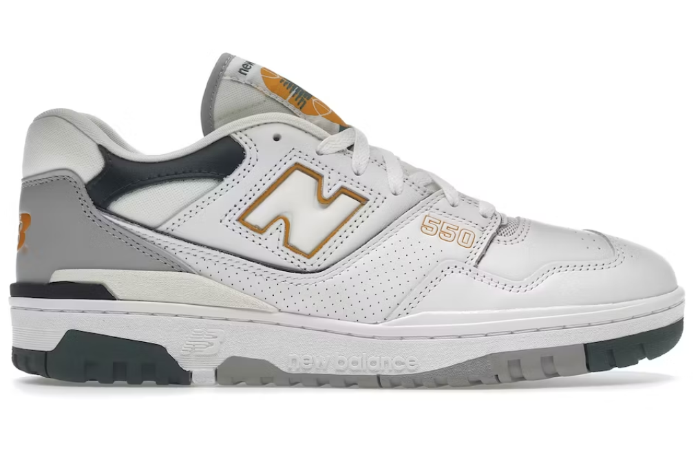 New Balance 550 White Nightwatch Green