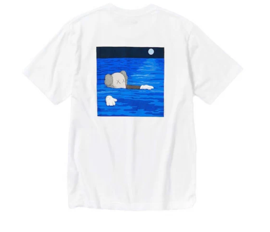 KAWS x Uniqlo UT Short Sleeve Artbook Cover T-Shirt White