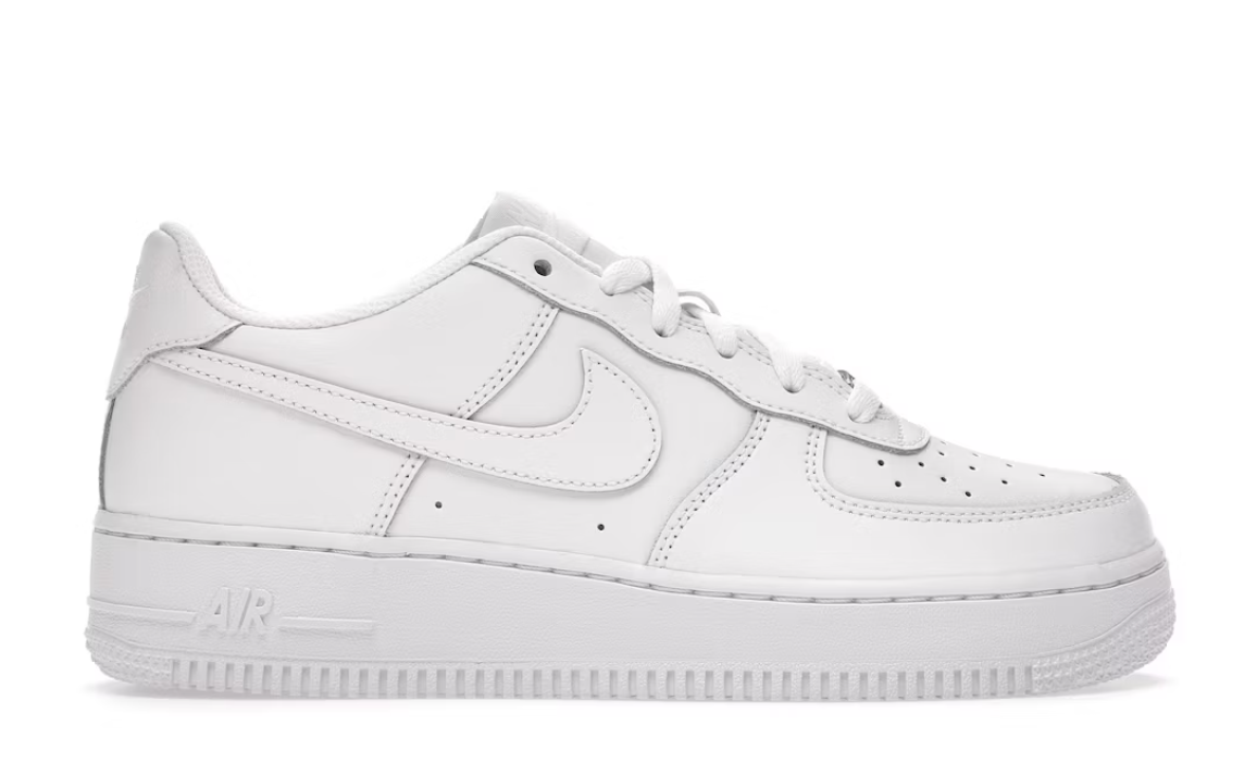 Nike Air Force 1 Low LE Triple White (GS)