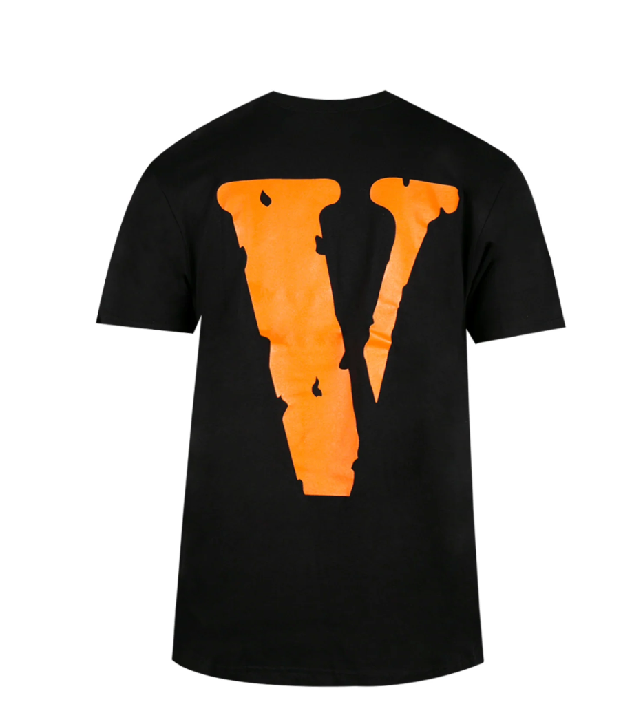 Vlone T-Shirt Friends Black/Orange